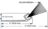 Overhead door weatherstripping 